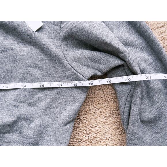 NWT Susana Monaco Cinched Knit Sweatshirt Blouson Bust Small Gray Capsule Layer - Picture 6 of 8